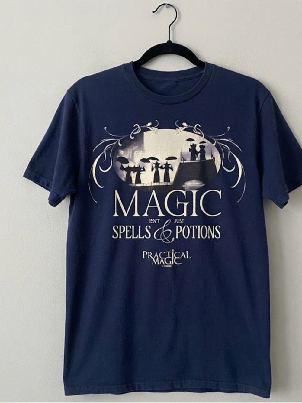Magic shirt, Navy Short-Sleeve 'Magic Spells & Potions' Graphic Tee